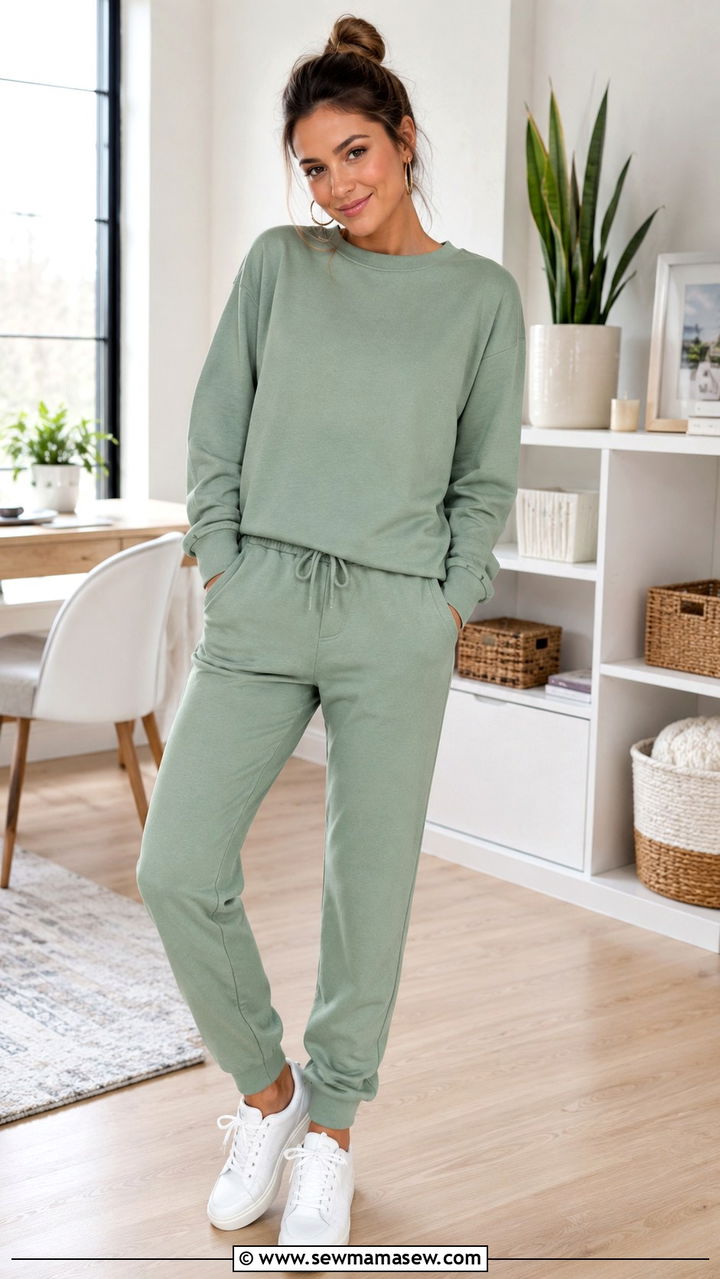 Matching sweatsuit set - 30 Cute work from home outfits