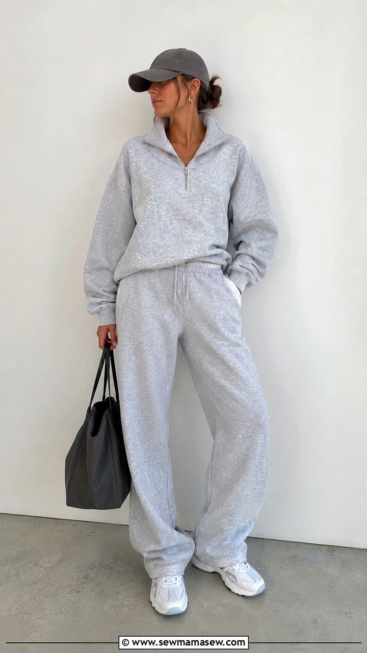 Matching sweatsuit set casual outfit - 30 casual Pinterest outfits