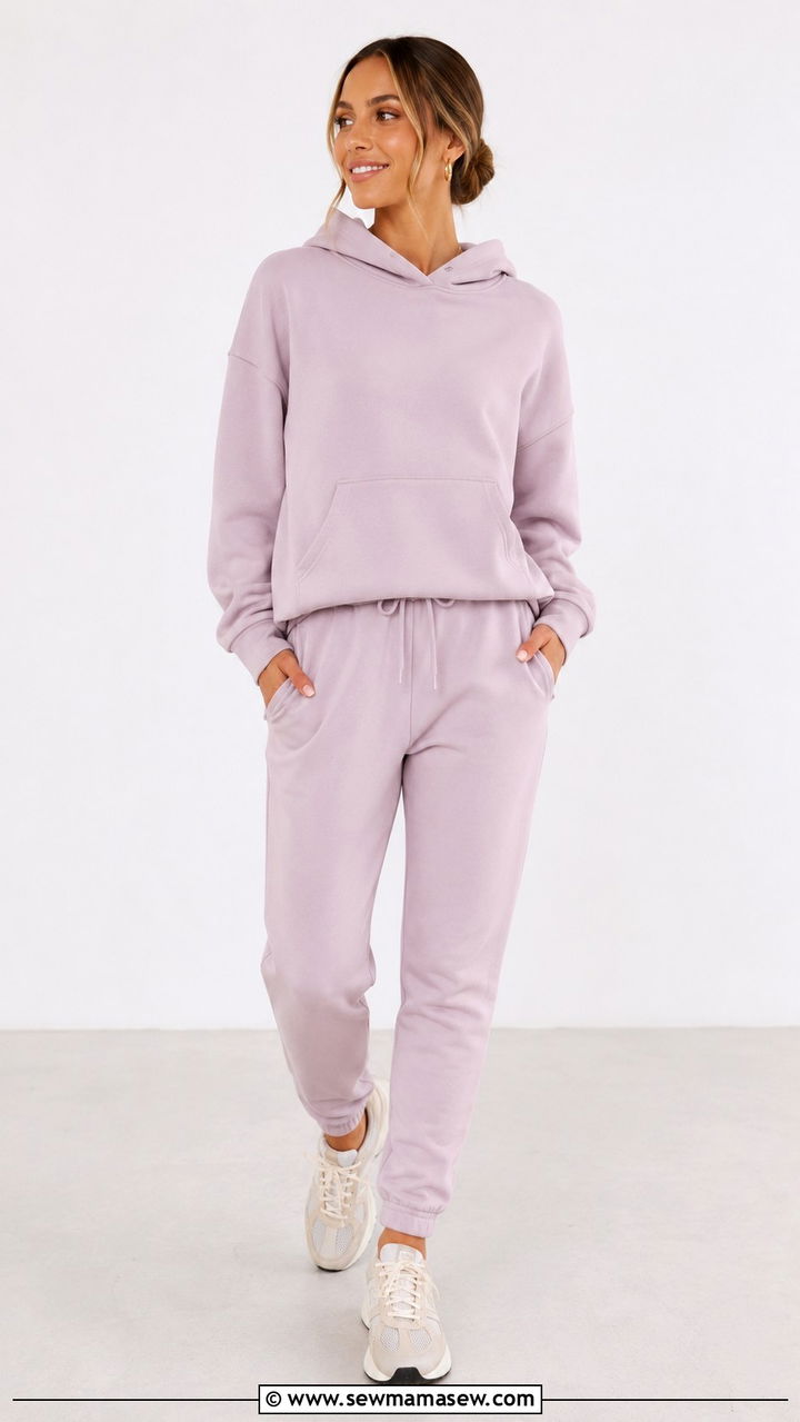 Matching sweatsuit set for treadmill walking - 30 Treadmill walk outfit ideas