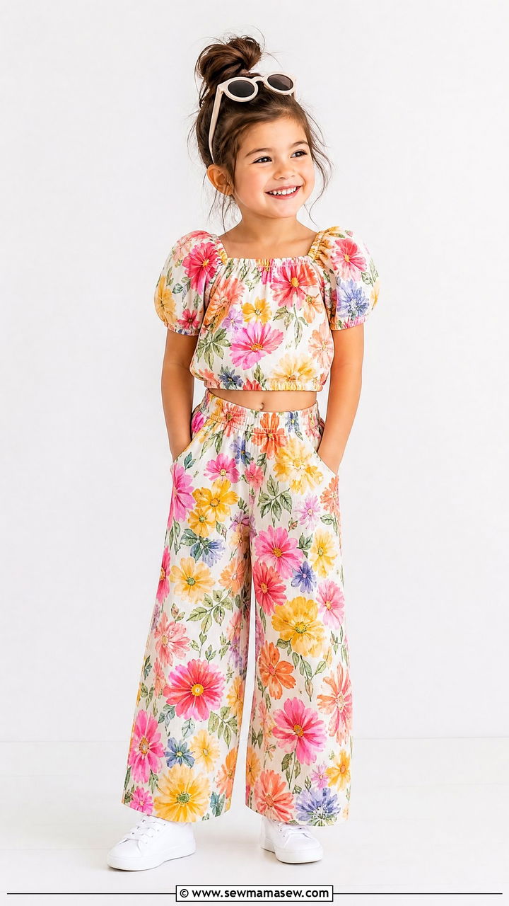 Matching two piece set preschool outfit - 30 Preschool outfit ideas