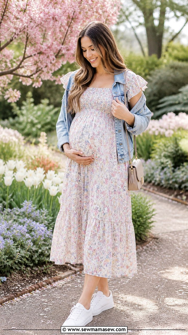 Maternity spring dress outfit - 40 Maternity outfit ideas