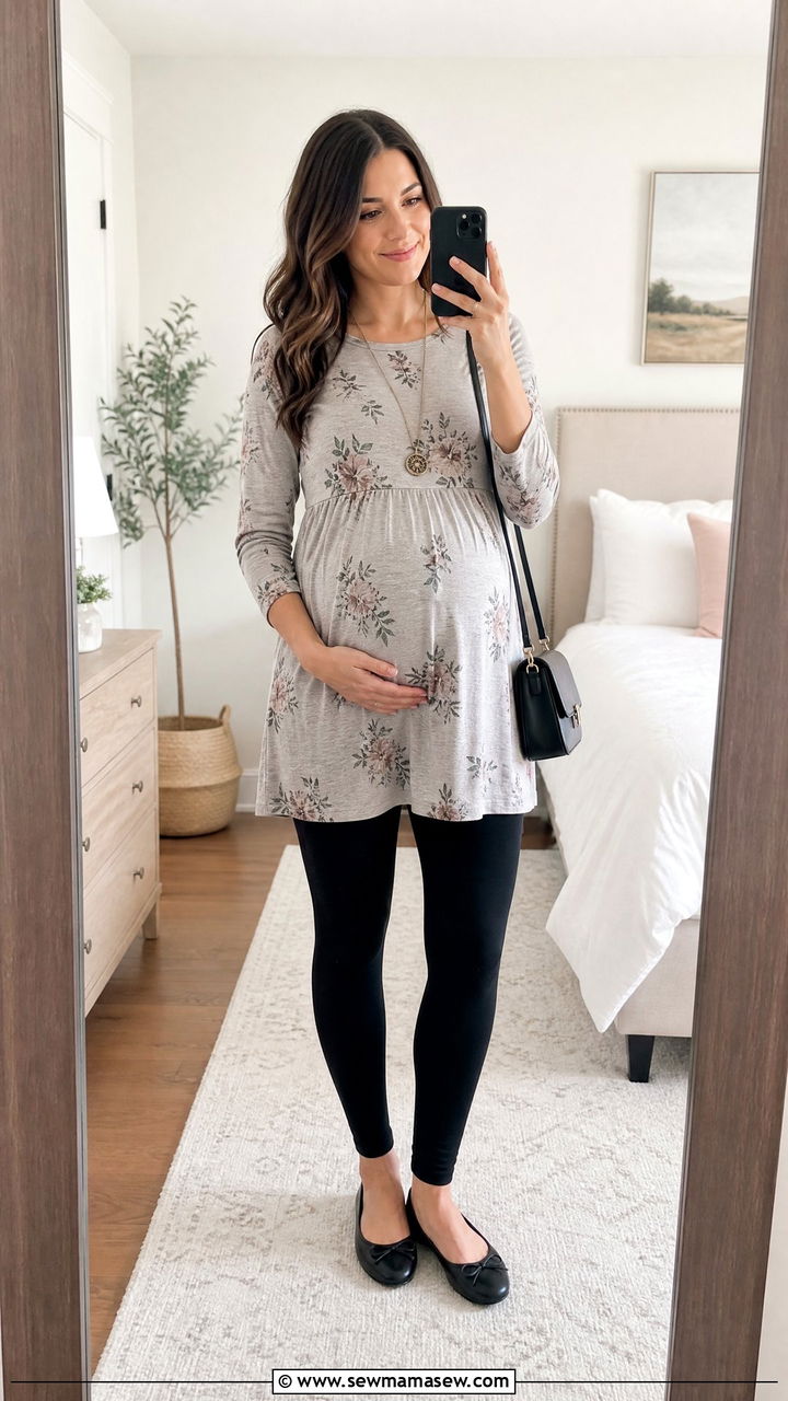 Maternity tunic outfit - 40 Maternity outfit ideas
