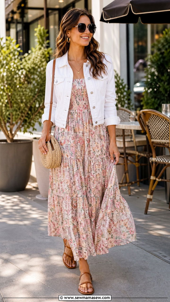 Maxi Dress Outfit Brunch Casual - 35 dress outfits inspo