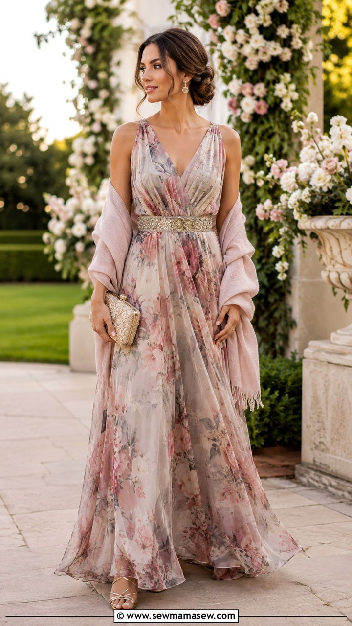 Maxi Dress With Belt For Wedding Guest Outfit - 30 Maxi dress with a belt outfit ideas