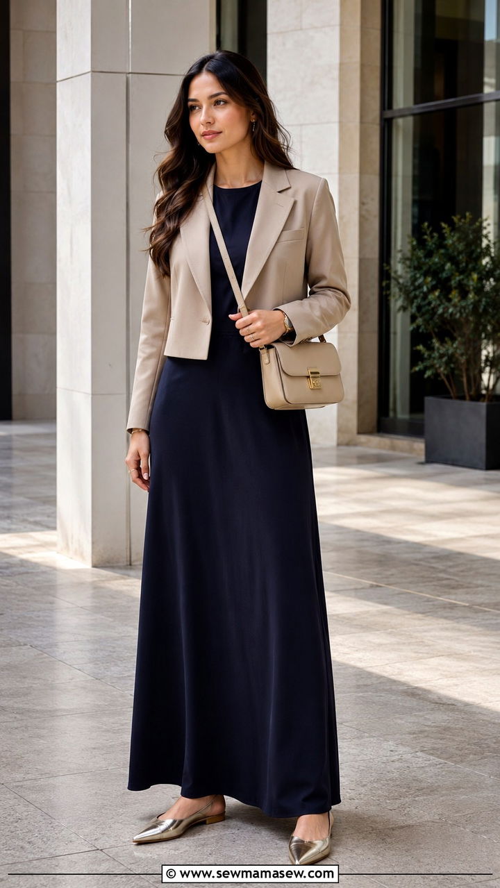 Maxi Dress With Pointed Toe Flats - 30 How to style a maxi dress in spring