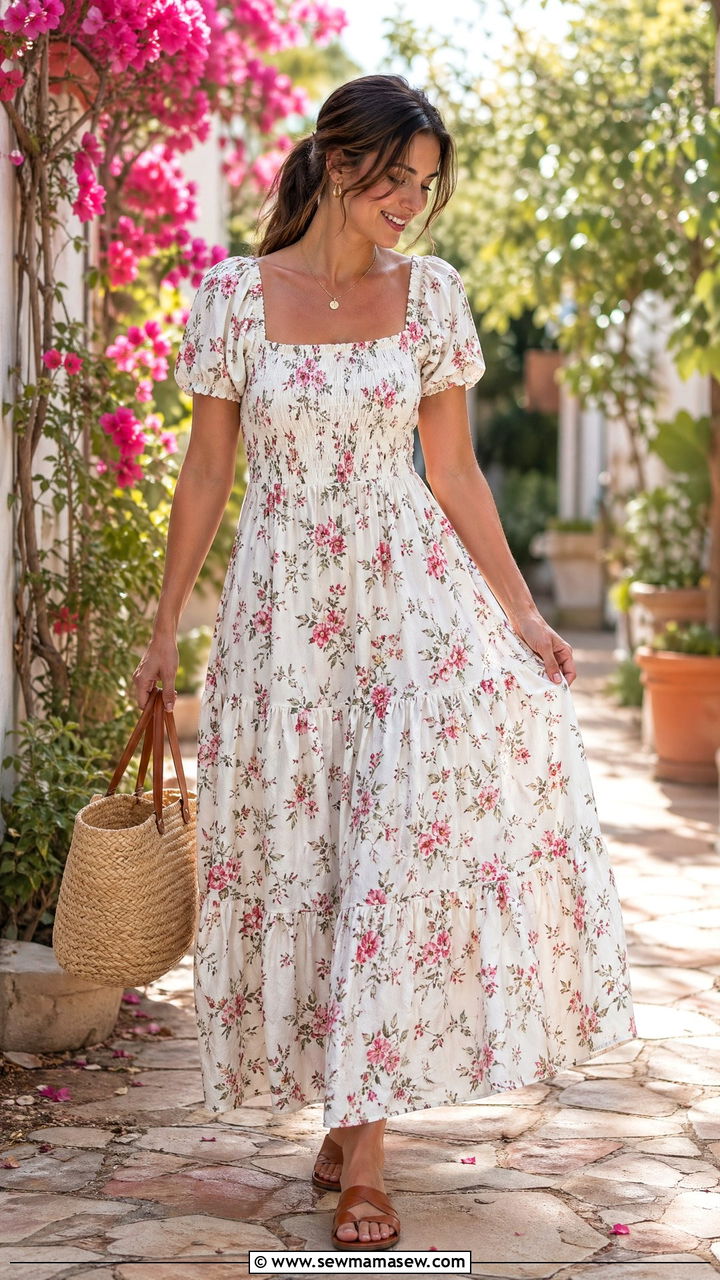 Maxi Dress With Sandals Outfit - 35 everyday outfit ideas for women
