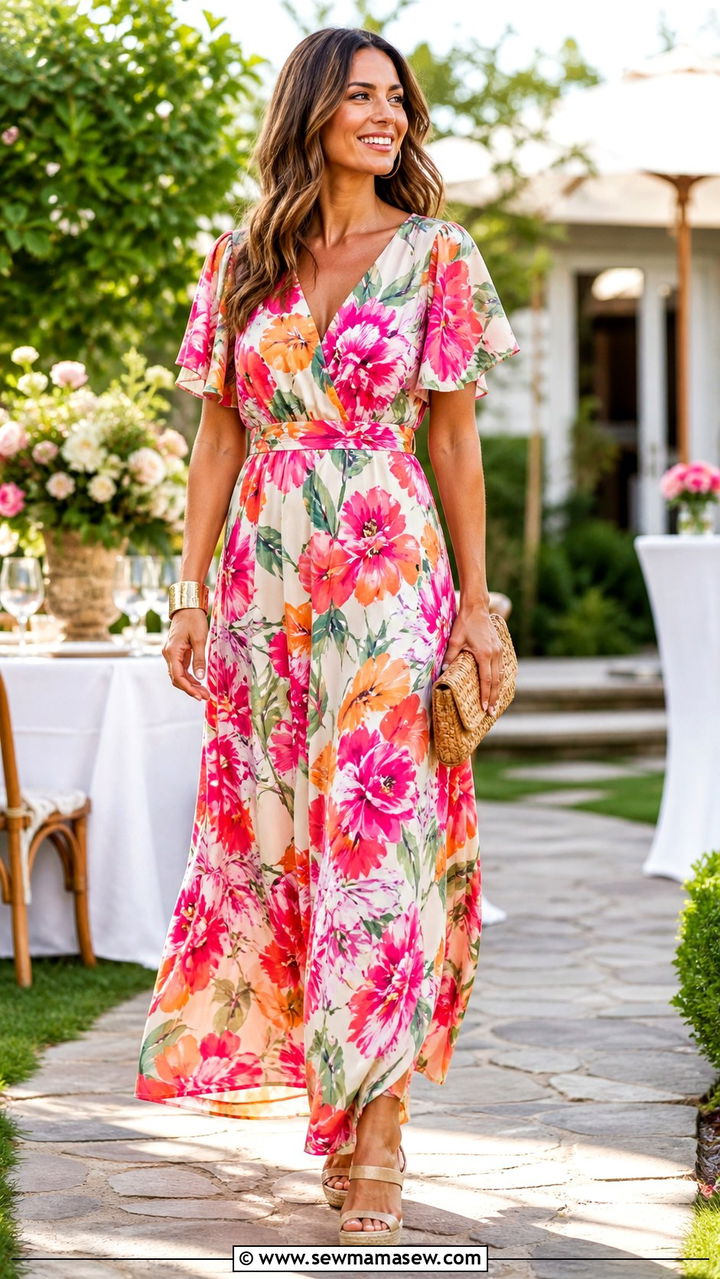 Maxi Dress for 40th Birthday Party - 40 birthday outfit ideas for women
