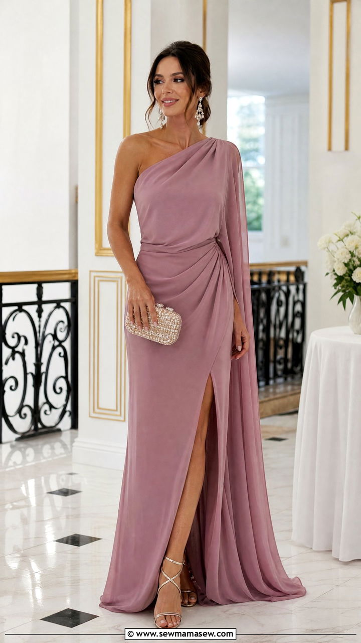 Maxi Dress with Heels and Clutch Outfit - 25 how to style dress outfits