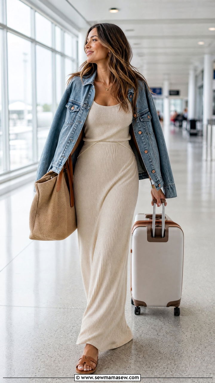 Maxi Skirt Co Ord Set Travel - 30 Coord set outfit ideas for airport