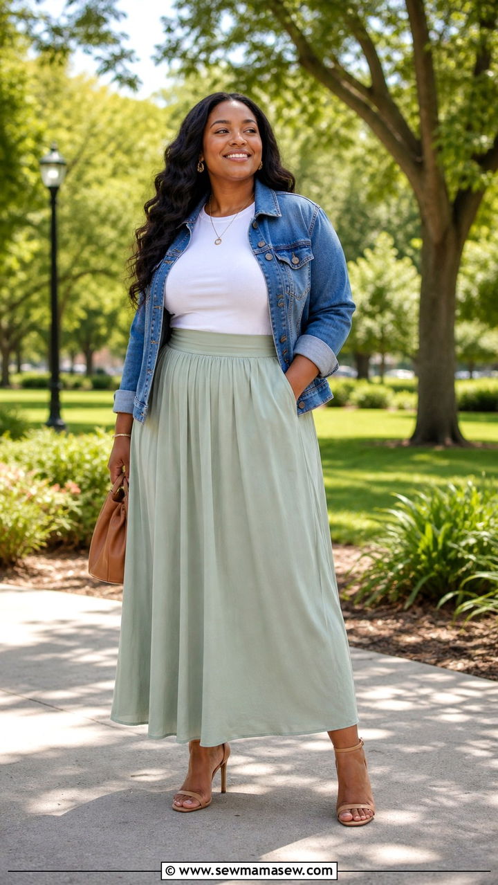 Maxi Skirt Outfit For Thick Calves - 25 Outfit ideas for thick calves
