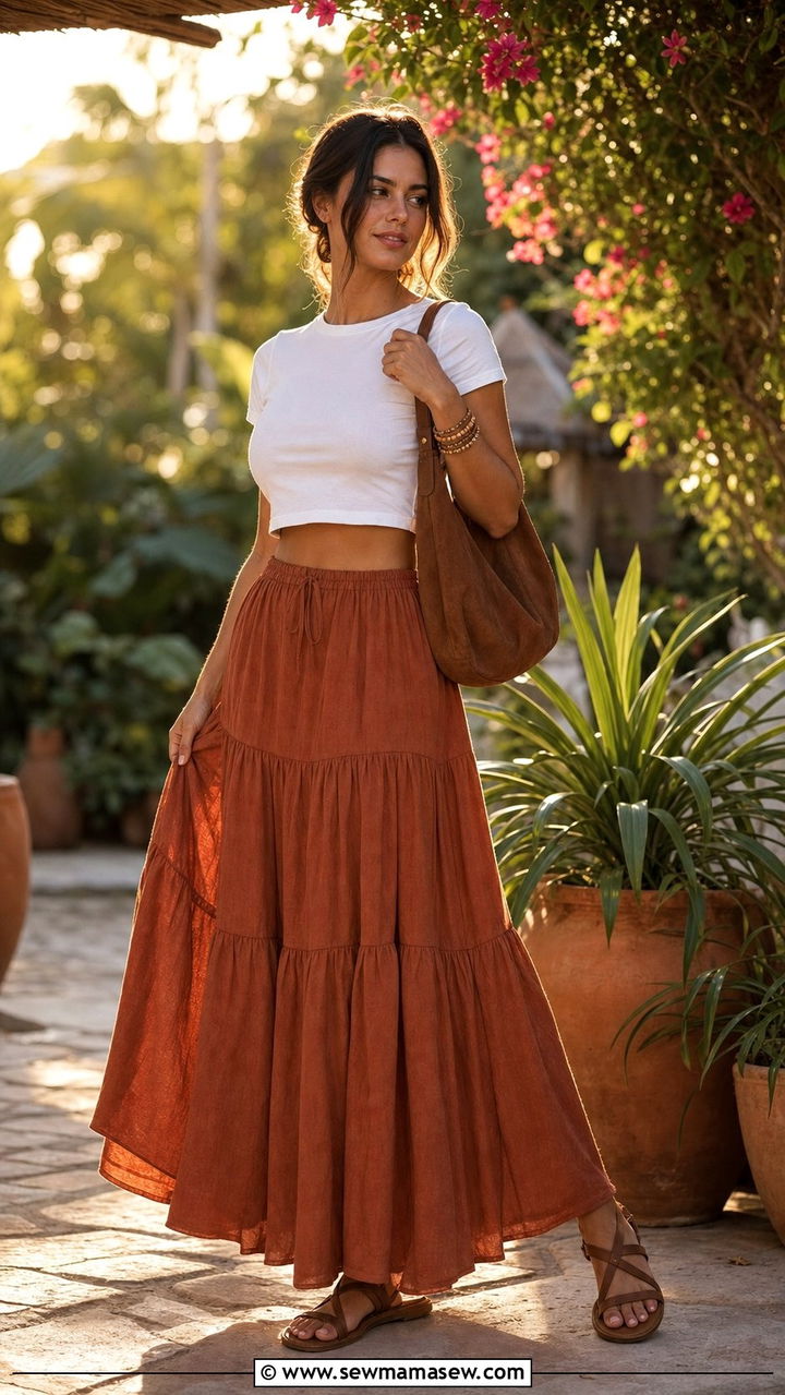 Maxi Skirt Outfit Summer - 25 cute outfits 2026
