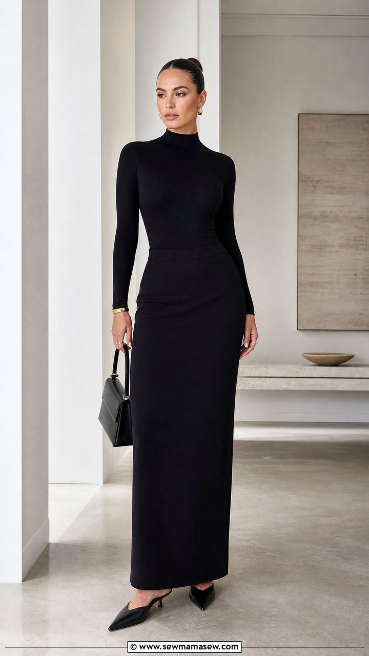 Maxi Skirt With Bodysuit - 35 maxi skirt outfits inspo
