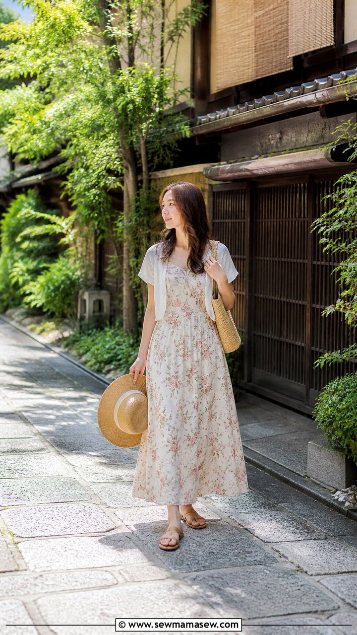 Maxi dress outfit Kyoto summer - 40 What to wear in Kyoto