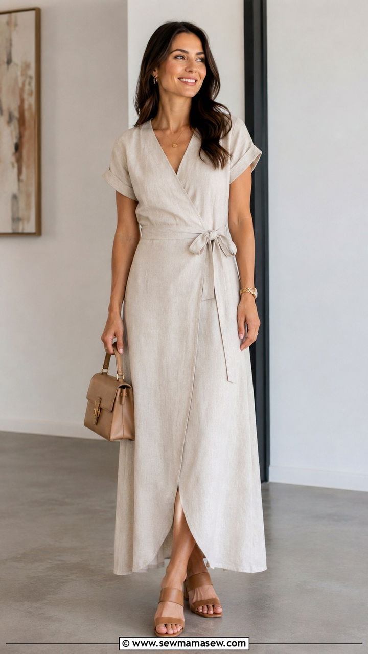Maxi dress with block heel sandals outfit - 30 How to style a maxi dress in summer