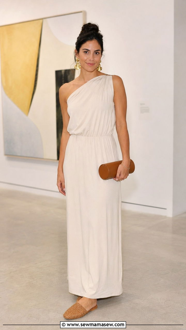 Maxi dress with mules outfit - 30 How to style a maxi dress in summer