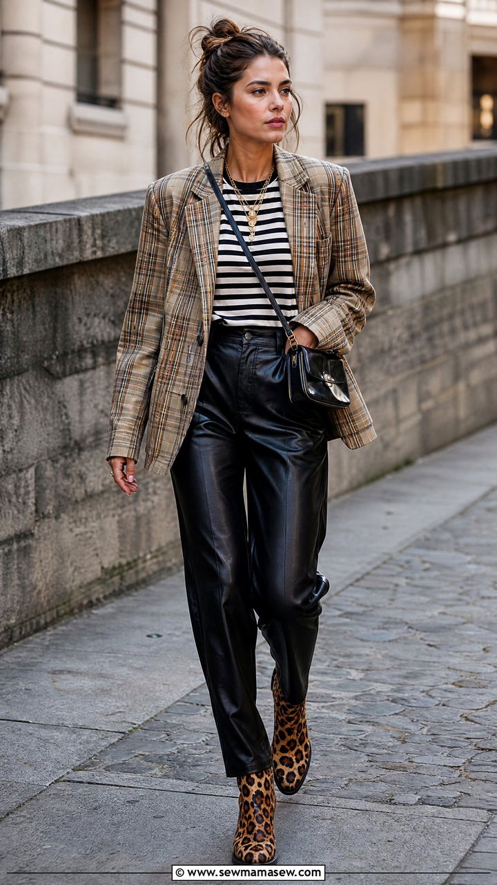 Maximalist Print Mixing Streetwear Outfit - 25 maximalist outfits inspo