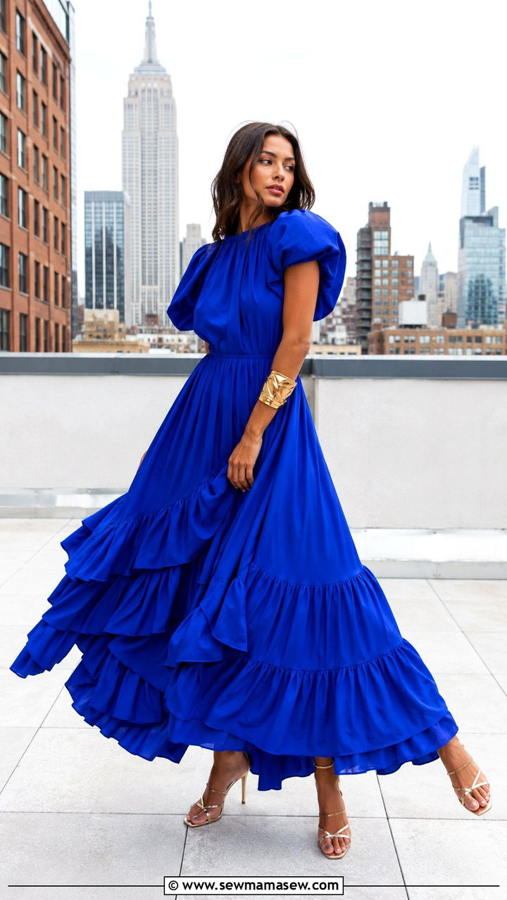 Maximalist Ruffled Dress and Statement Heels Outfit - 25 2026 fashion must haves