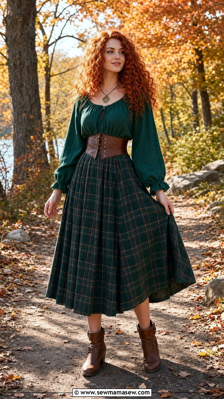 Merida green dress Disneybound - 25 Disney princess bounding ideas