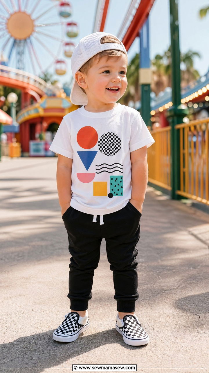 Mickey and Friends Group Character Tee Outfit - 35 Disney outfit ideas for toddlers