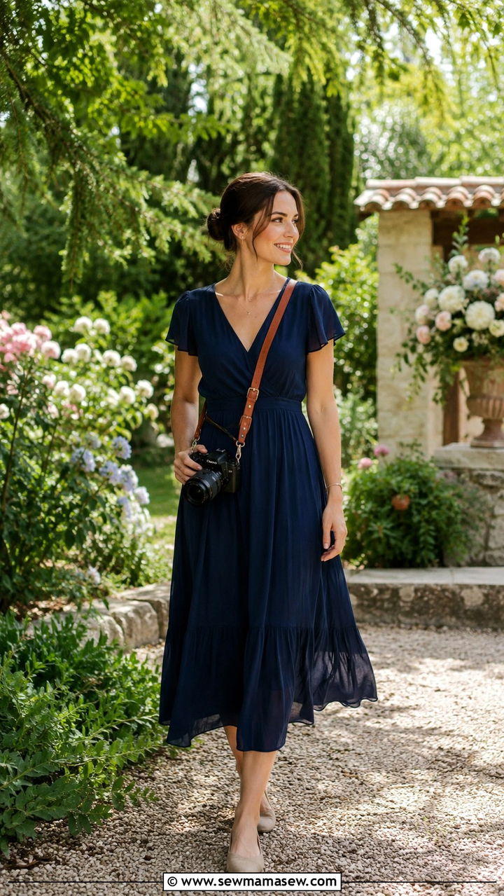 Midi Dress Photographer Outfit - 25 Photographer outfit ideas for work
