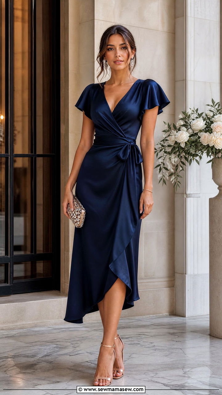 Midi Dress With Strappy Heels Outfit - 35 how to style midi dress
