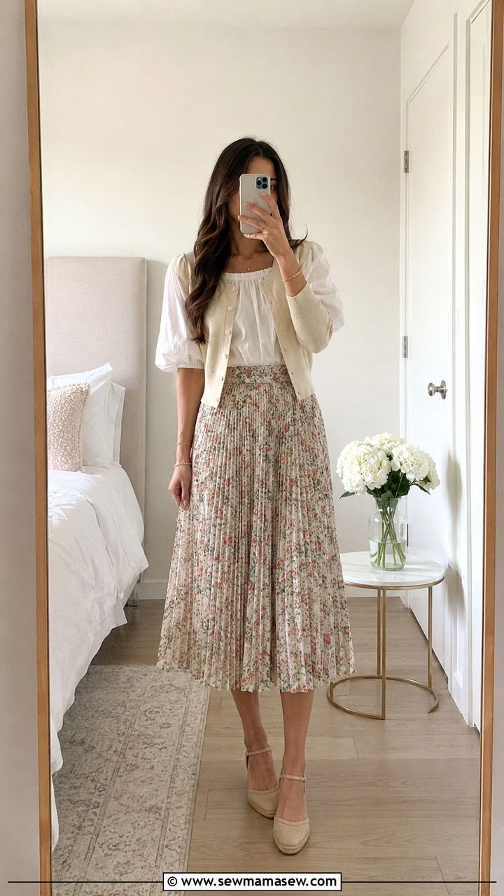 Midi Skirt Summer Outfit Modest - 30 Modest summer outfits