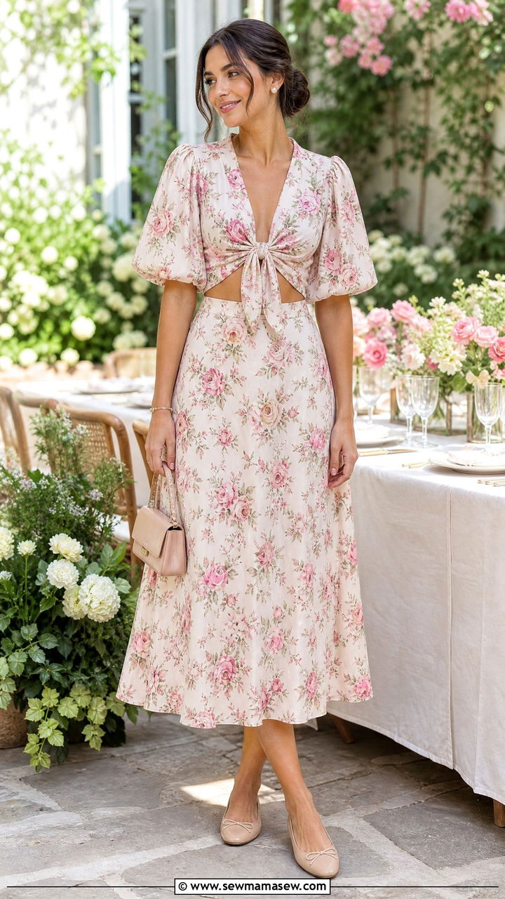 Midi skirt and blouse set casual bridal shower - 25 casual bridal shower outfits