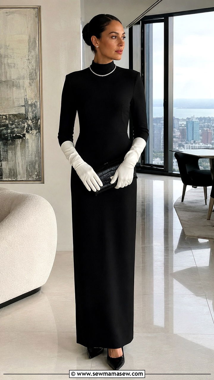 Minimalist Column White Tie Gown - 25 White tie event outfit ideas