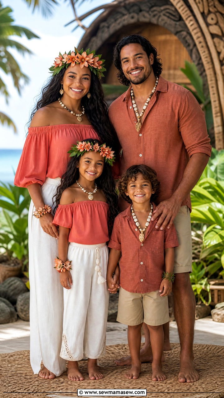 Moana Family Matching Outfit - 30 Disney outfits matching