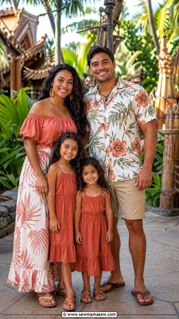 Moana Family Matching Outfits - 35 Disney outfit ideas for family