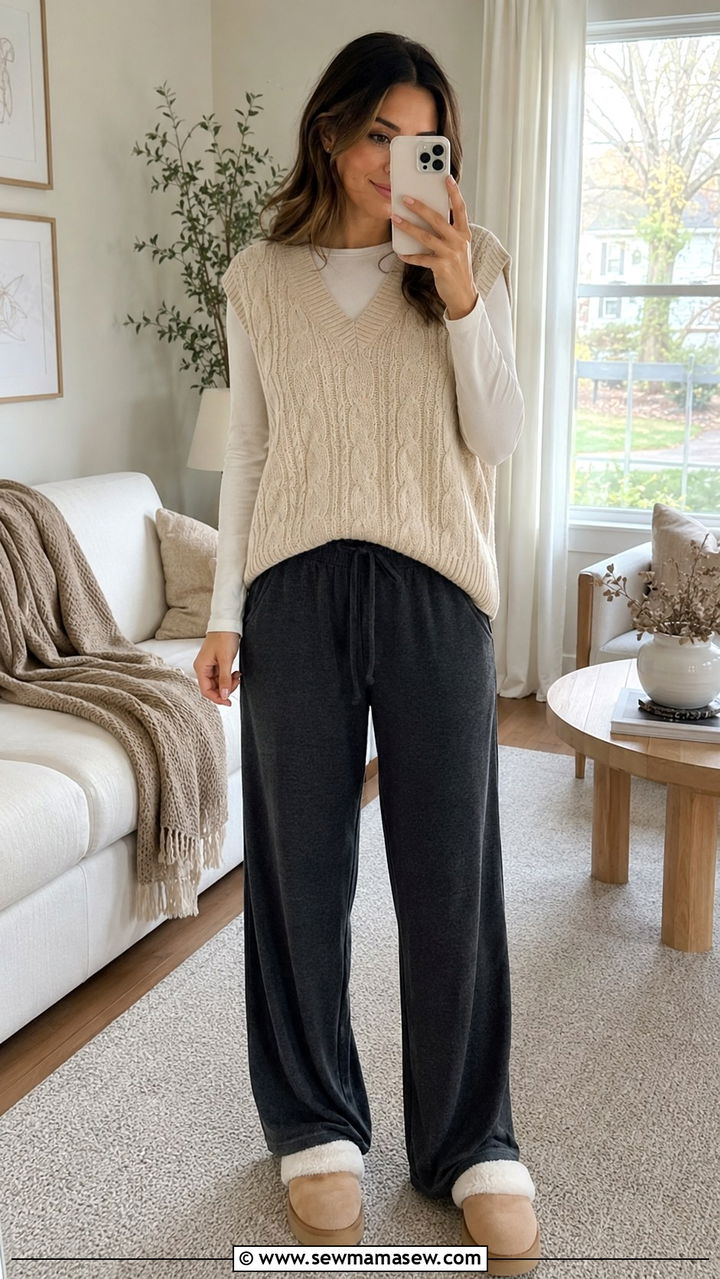 Modal Blend Lounge Dress - 25 Modest loungewear outfit ideas