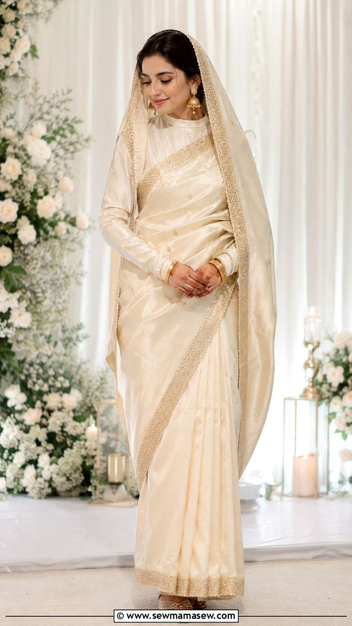 Modest Saree For Nikkah Ceremony - 20 Modest outfit ideas for Nikkah