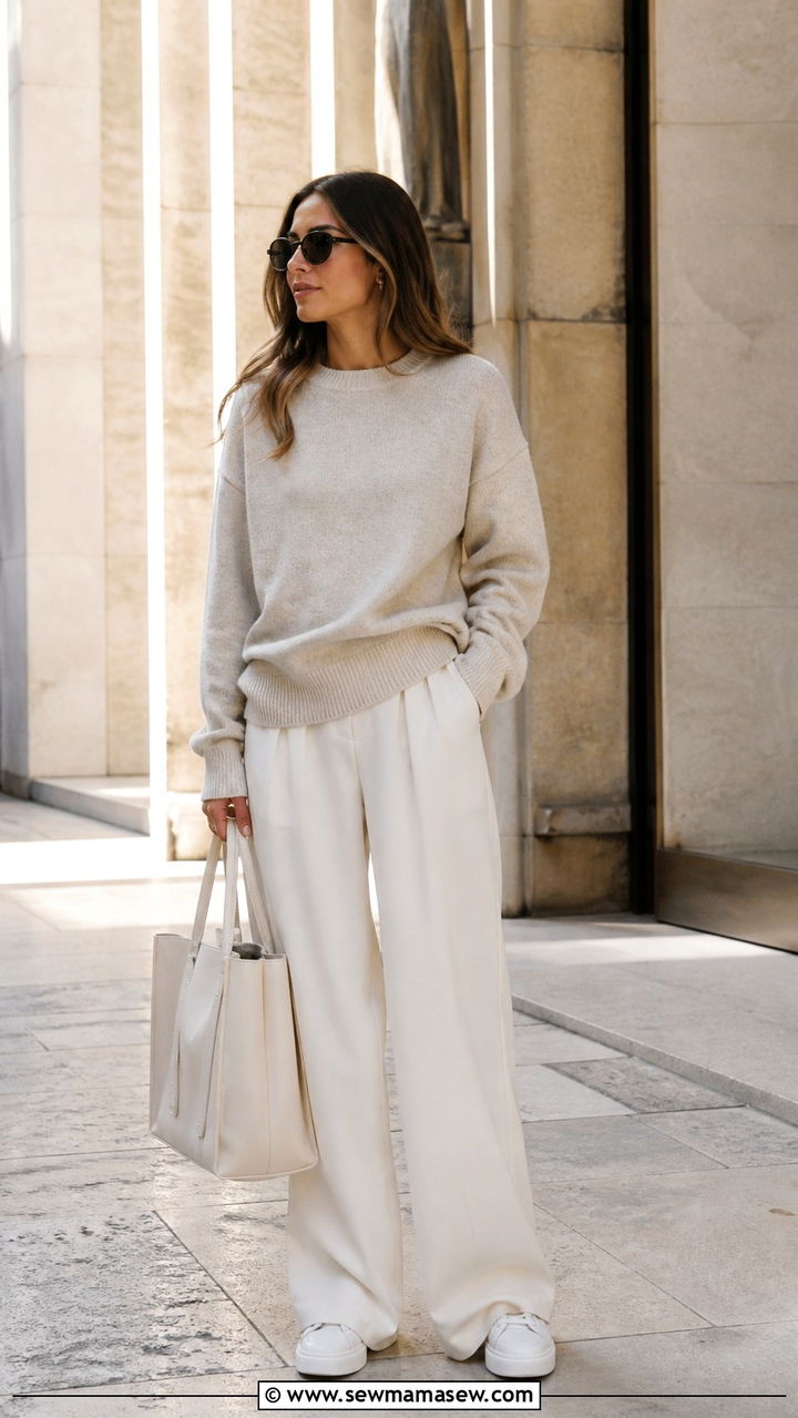 Monochromatic Beige Outfit Milan - 40 What to wear in Milan