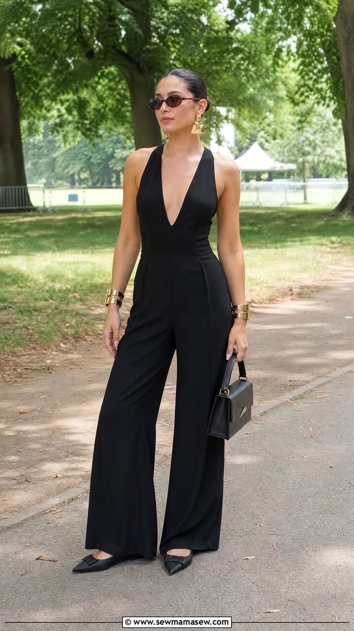 Monochromatic Jumpsuit Outfit - 25 Governor's Ball outfit ideas
