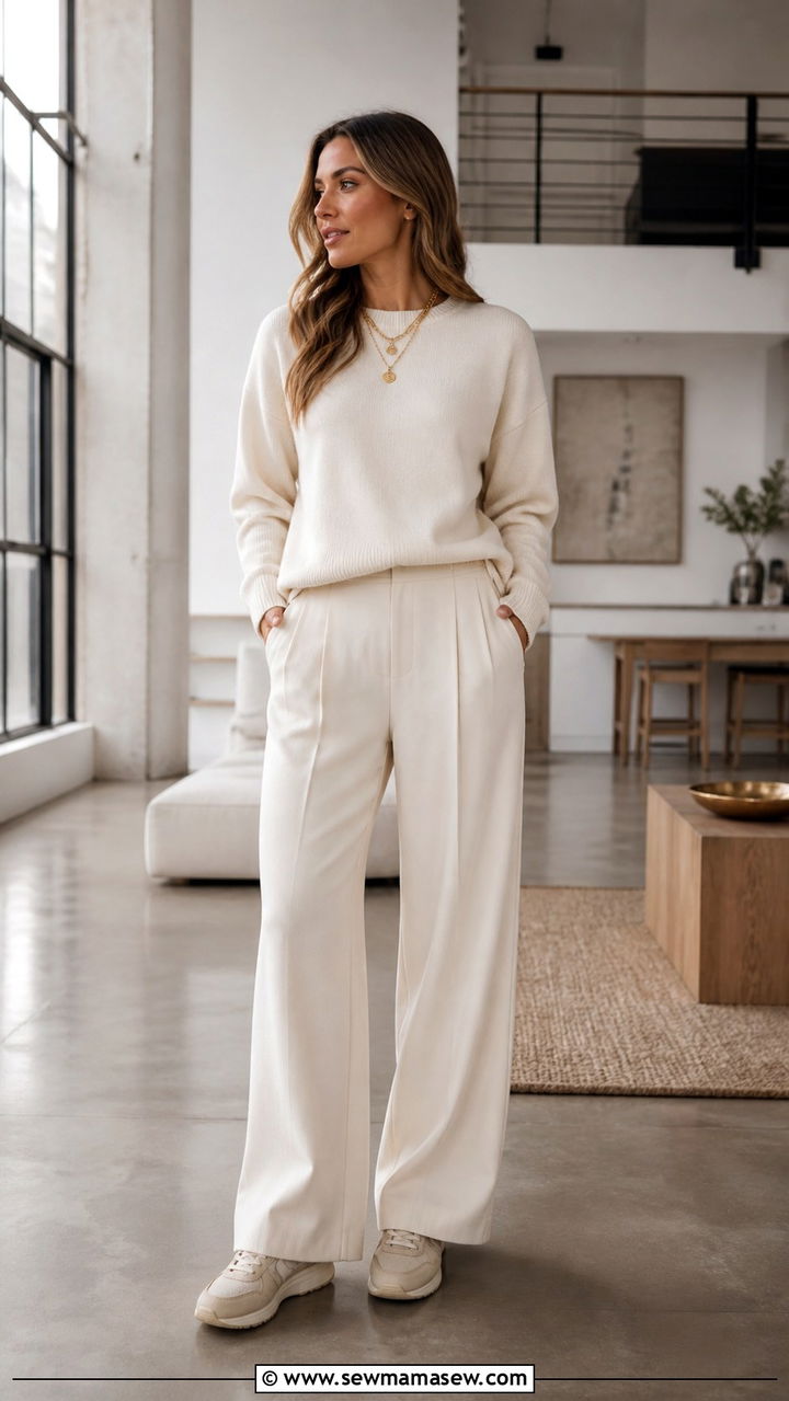 Monochromatic Mom Outfit For Instant Polish - 40 Stylish outfits for moms