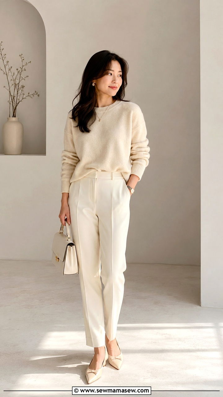 Monochromatic Outfit for Petite Women 52 - 20 Petite outfit ideas 5'2
