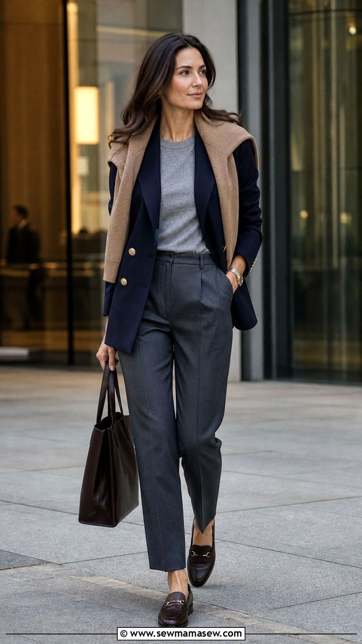 Monochrome Brown Layered Grandpa Outfit For Office - 20 Eclectic grandpa outfit ideas for work