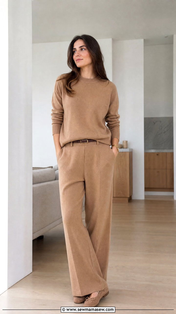 Monochrome Cashmere Lounge Outfit - 25 Cashmere loungewear outfit ideas