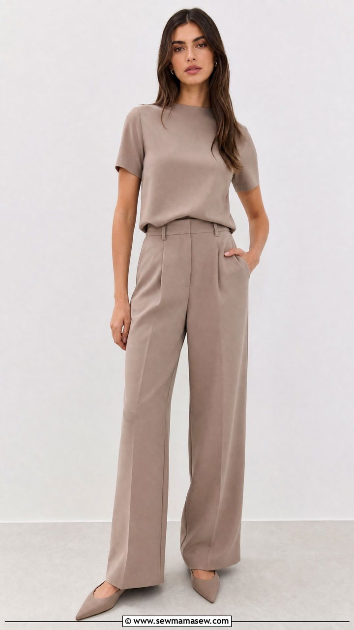 Monochrome Co Ord Outfit - 25 Outfits for long torso women