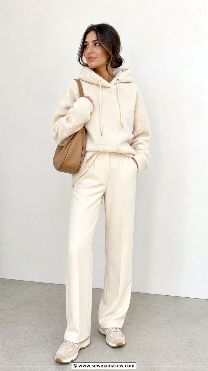 Monochrome Hoodie Outfit Look - 35 How to style a hoodie