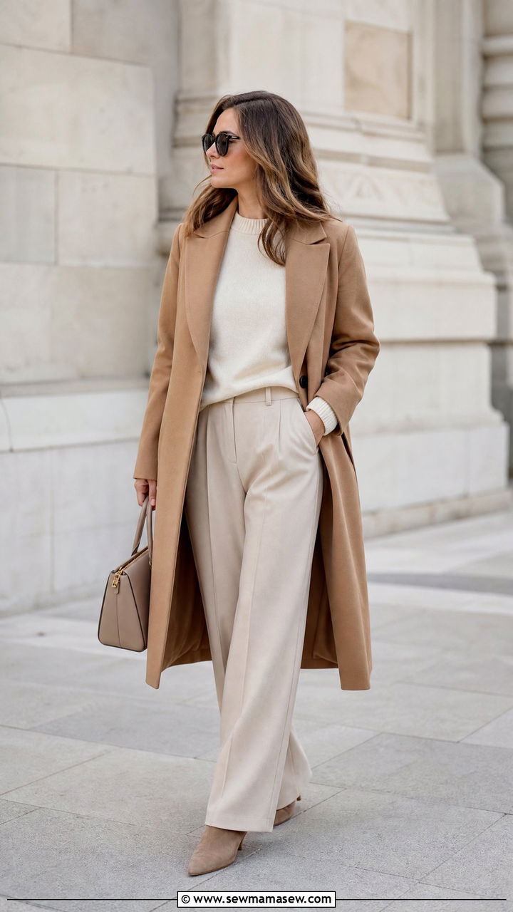 Monochrome Neutral Outfit For Women In Their 30s - 25 How to dress in your 30s