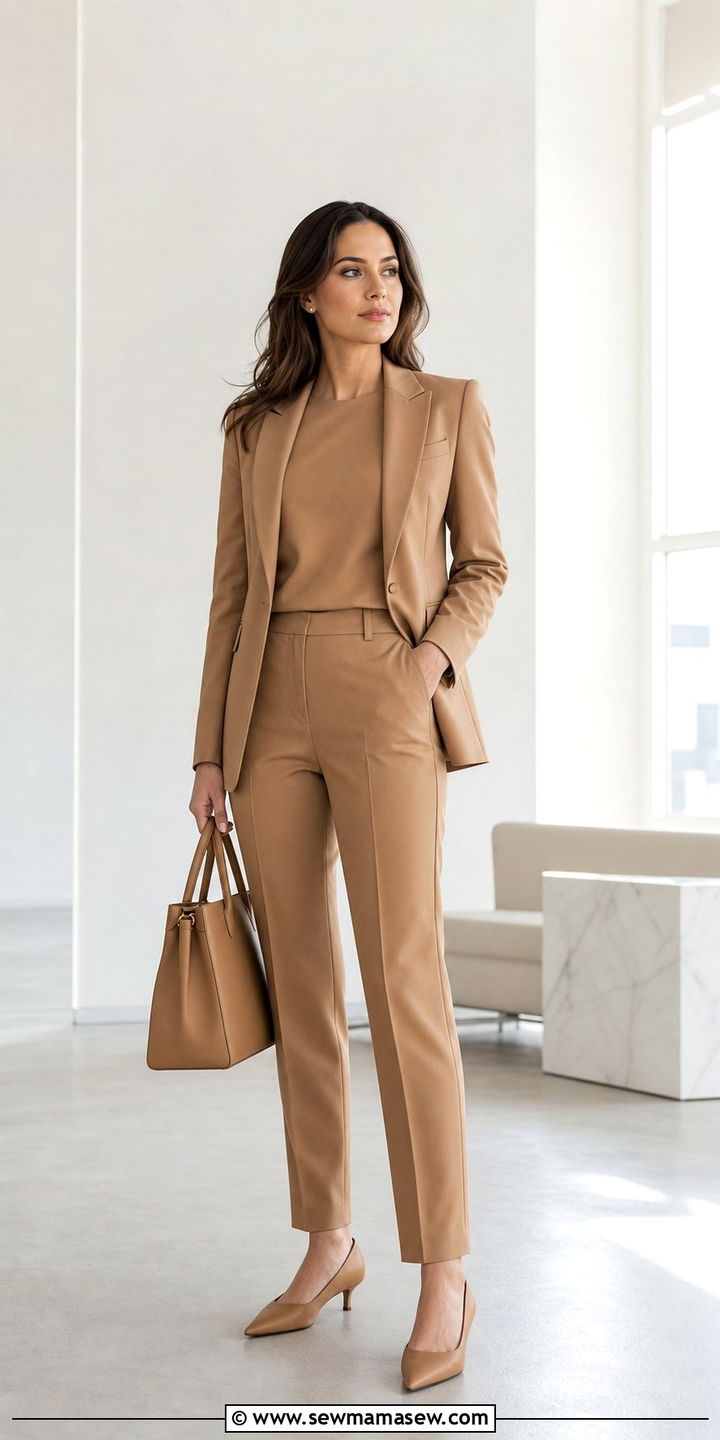 Monochrome Neutral Suit Deposition Outfit - 25 Deposition outfit ideas