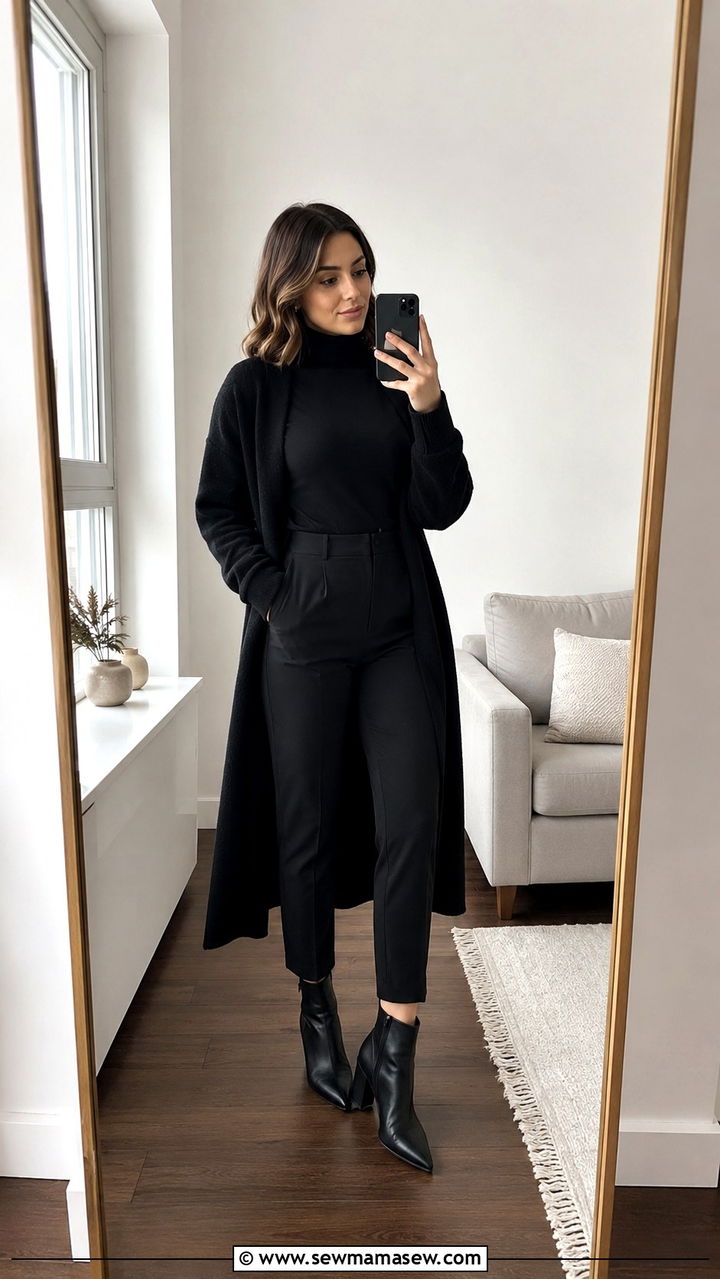 Monochrome Outfit For 50 Woman - 20 Petite outfit ideas 5'0