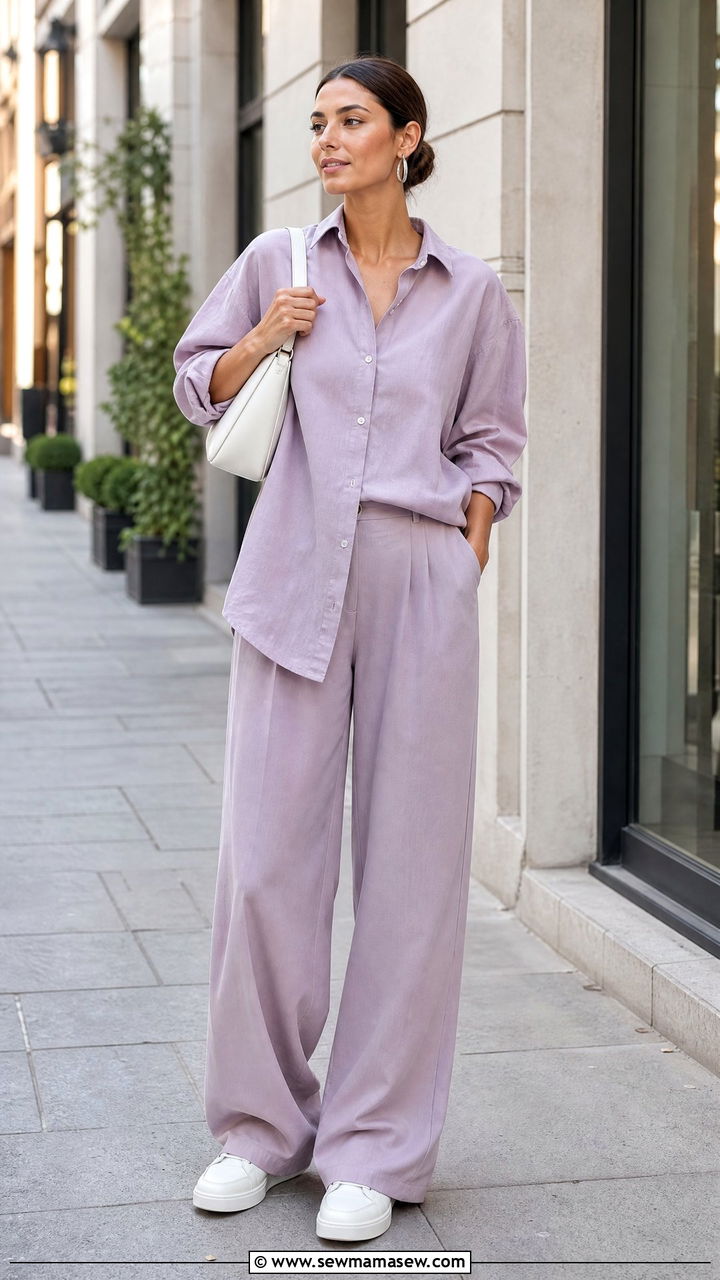 Monochrome Pastel Summer Outfit - 30 summer everyday outfits for women