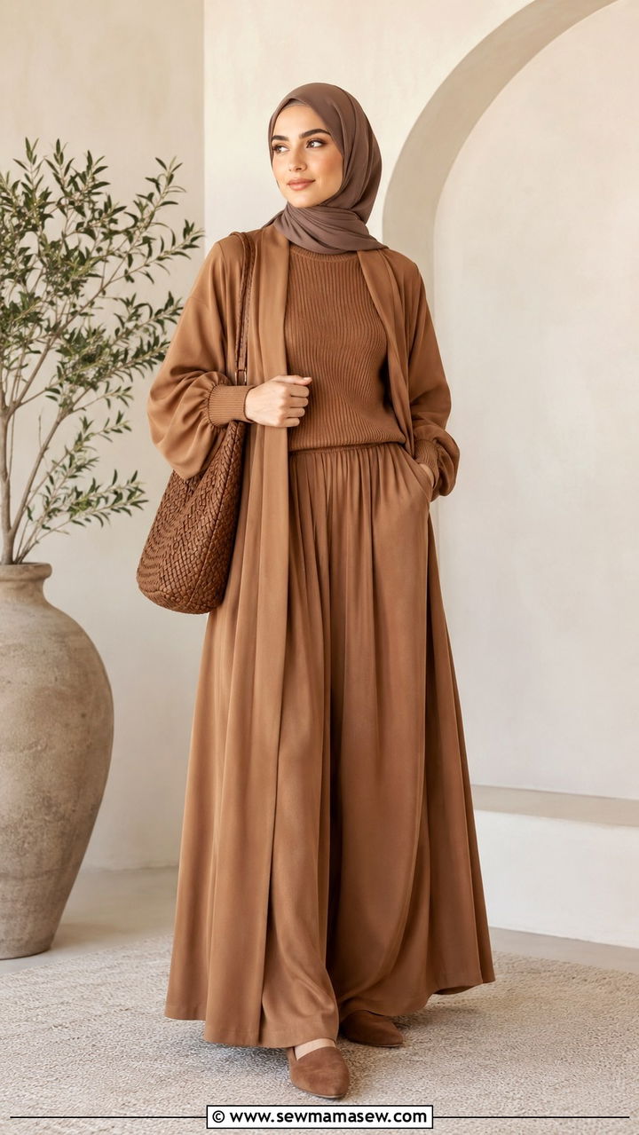 Monochrome Suhoor Outfit - 20 Suhoor outfit ideas