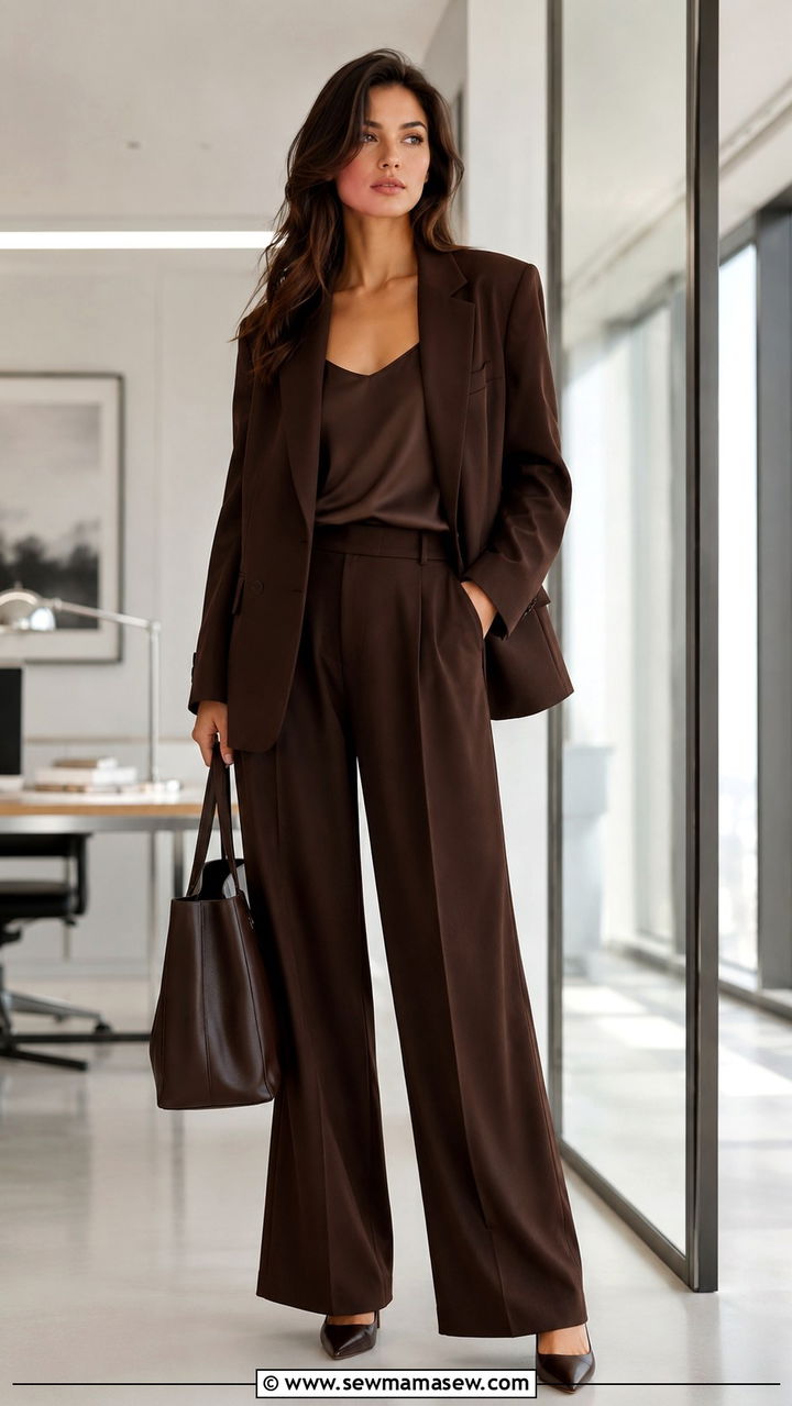 Monochrome Tailored Blazer and Trousers Matching Set - 20 matching set outfits 2026