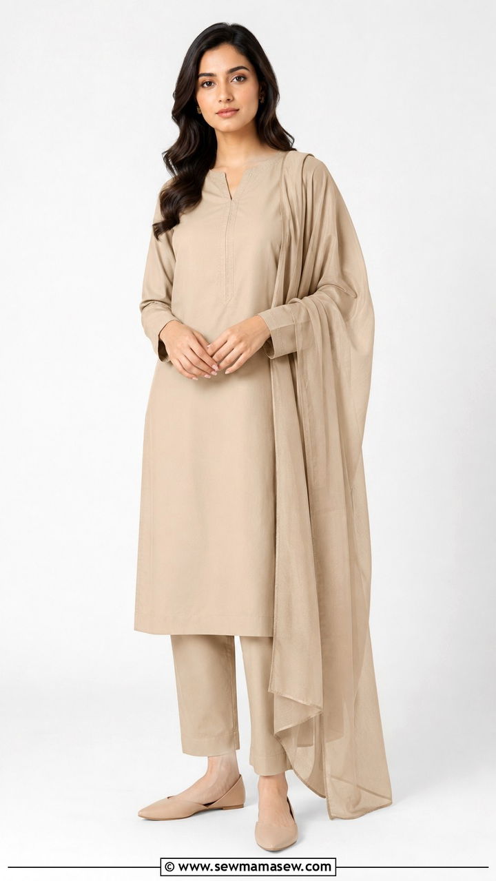 Monochrome Two Piece Outfit - 20 Faisalabad outfit ideas