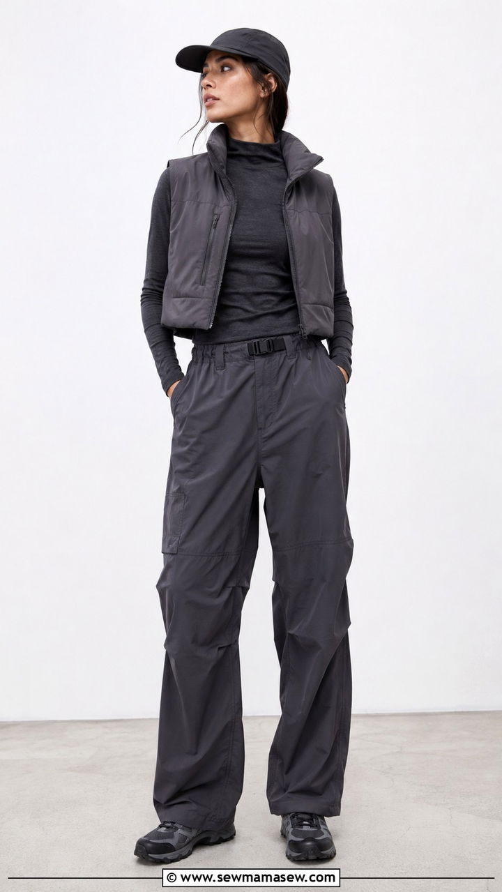 Monochrome gorpcore outfit - 30 Gorpcore outfit ideas