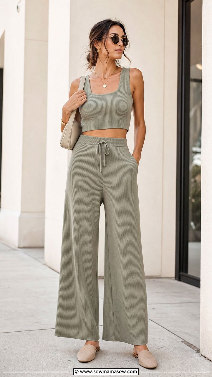 Monochrome matching set outfit - 25 How to dress in your 20s