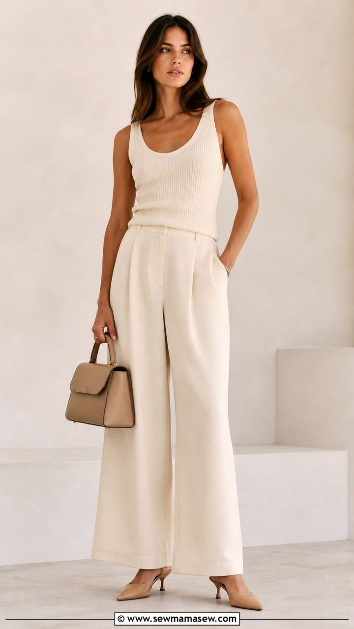 Monochrome mules outfit - 40 Mules outfit ideas